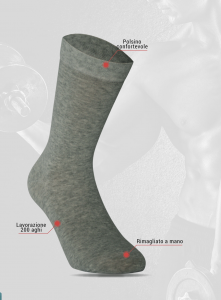 6 Paia di calzini unisex corti a metà polpaccio in cotone FASHION TRADE