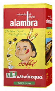 Caffè macinato Alambra in pacchetto 250g - Passalacqua