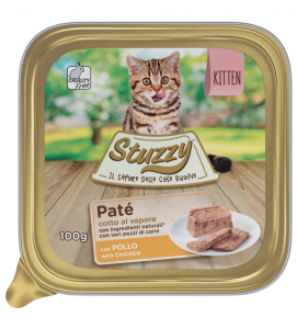 Stuzzy Cat - Patè - Kitten - 100g x 32 vaschette