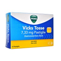 VICKS TOSSE 12PASTL7,33MGMIE