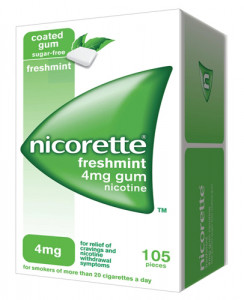 NICORETTE 105GOMME MAST4MGME