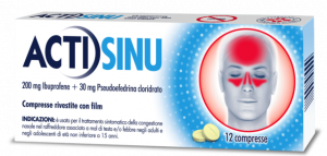ACTISINU 12CPR 200MG+30MG   
