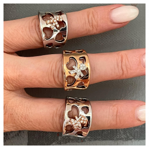 LE BEBè - I Divini Band Ring Rose Gold Male