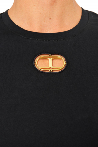 T-shirt Girocollo con Oblò Elisabetta Franchi