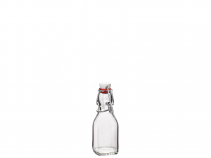 BORMIOLI ROCCO Set 20 Bottiglie Vetro Miniswing Lt0.125 Con Tappo Arredo Tavola