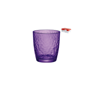 BORMIOLI ROCCO Set 6 Bicchieri Vetro Palatina Purple Cl32 Arredo Tavola