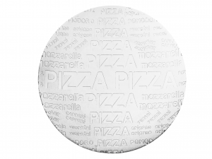 HOME Set Di 6 Piatti Vetro Pizza Moda Trasparente Arredo Tavola