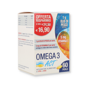 OMEGA 3 ACT 1G 60 PERLE