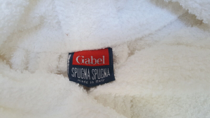GABEL. Accappatoio cappuccio Unisex CAPRI, Spugna Jacquard 380 gr. MADE IN ITALY