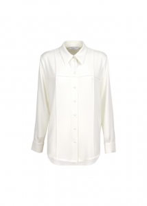 Camicia ISABELLA bianca con cuciture delineate di Maria Vittoria Paolillo 