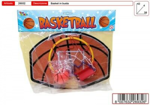 Toys Garden Canestro Basket Con Pallina In Busta Muro Porta