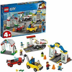 Lego 60232 City Stazione Servizio Officina 3 Auto E 4 Minifigure Giochi Bambini