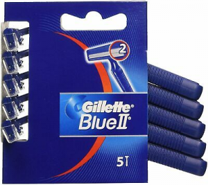 Gillette Blue Ii Usa E Getta 1 Confezion2 Da 5 Pezzi Rasoio