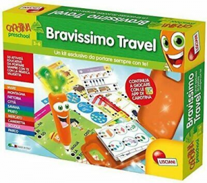 Lisciani Giochi 53179  Carotina Penna Parlante Bravissimo Travel Multicolore