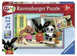 Ravensburger Puzzle Bing Per Bambini Animali 2 Puzzle Da 12 Pezzi 07618