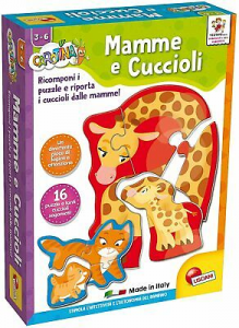 Lisciani Giochi  Carotina Plus Mamme E Cuccioli Gioco Puzzle 60869