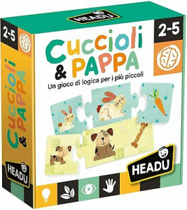 Headu  Cuccioli & Pappa Gioco Di Logica Per Bambini It20057