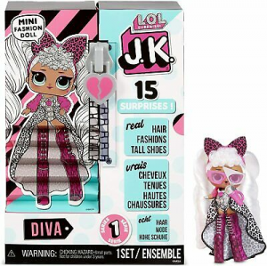 Lol Surprise!  Bambola Fashion Diva Versione Jk Mini Serie 1  15 Sorprese