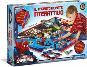 Clementoni Tappeto Gigante Interattivo Spiderman Marvel Puzzle
