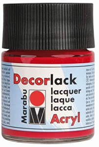 Decorlack Acryl Acrilico  Marabu 50 Ml. 113005 230 Geranium