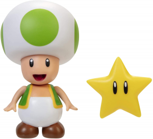 Nintendo   Jakks Super Mario Toad verde con stella 10 cm Wave 23