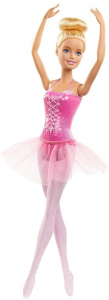 Barbie  Ballerina Bambola Bionda con tutu Giocattolo per Bambini 3+ Anni GJL59