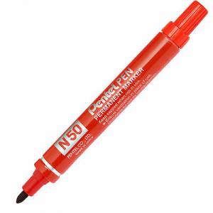 Marcatore Pentel Pen N50 Rosso P.Tonda