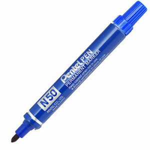 Marcatore Pentel Pen N50 Blu P.Tonda
