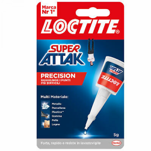 Colla Super Attak Precision - 7,5 gr - trasparente - Loctite