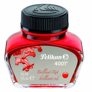 Inchiostro Stilografico Pelikan 4001 30Ml Rosso