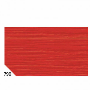 10Rt Carta Crespa Rosso Ciliegia 790 (50X250Cm) Gr.60 Sadoch