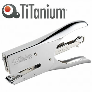 Cucitrice A Pinza 24/6 - 26/06 Acciaio Cromato Titanium