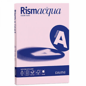 Carta Rismacqua Standard A4 90Gr 300Fg Rosa 10 Favini