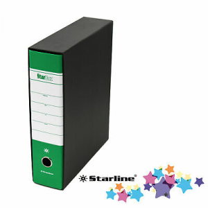 Registratore Starbox F.To Protocollo Dorso 8Cm Verde Starline/Sfuso
