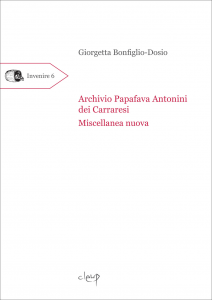 Archivio Papafava Antonini dei Carraresi. Miscellanea nuova