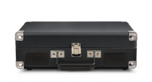 Crosley Cruiser Deluxe giradischi a valigetta nero con bluetooth IN e OUT