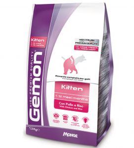 Gemon Cat - Kitten - Pollo e Riso - 1.5 kg
