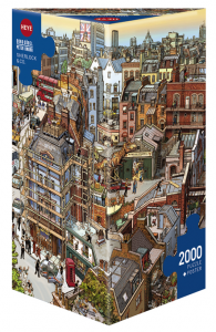 Heye 29753-Triangular puzzle 2000 pz Sherlock & co