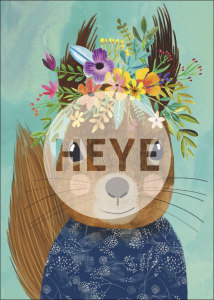 Heye 29953-Floral Friends puzzle 1000 pz Sweet Squirrel