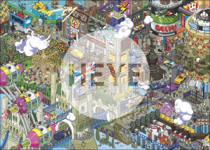 Heye 29935-Pixorama E-boy puzzle 1000 pz London
