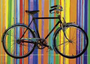 Heye 29541-Bike Art Puzzle 1000 pz Libertà Deluxe
