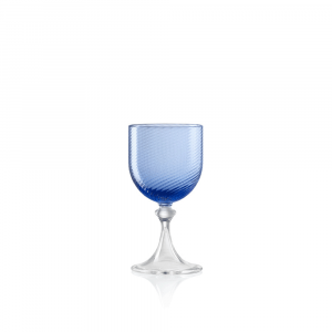 Sherry Glass 3/62 Twisted Blue