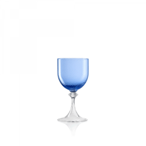 Liquor Glass 3/62 Twisted Blue