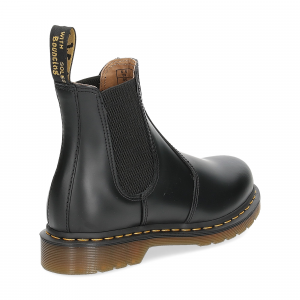 Dr. Martens Beatles Donna 2976 black smooth yellow stich-5