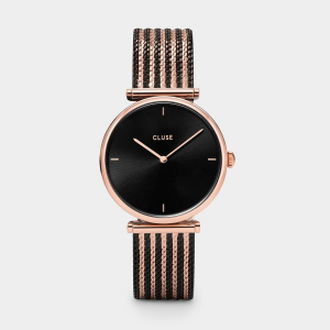 CLUSE TRIOMPHE MESH - ROSE GOLD