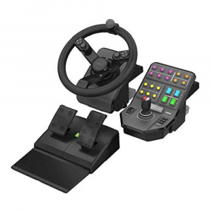 Saitek - Volante e pedaliera simulatore guida - G Farming Simulatior Controller