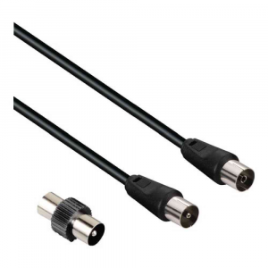 Hama - Cavo antenna - Cable With Adapter 75 Db