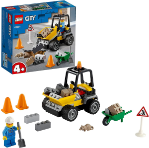 Lego City 60284 Ruspa da Cantiere Giocattolo per Lavori Stradali