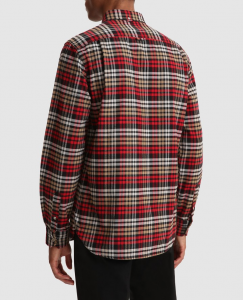 Camicia uomo WOOLRICH CECK TRADITIONAL IN FLANELLA RED
