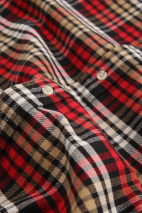 Camicia uomo WOOLRICH CECK TRADITIONAL IN FLANELLA RED